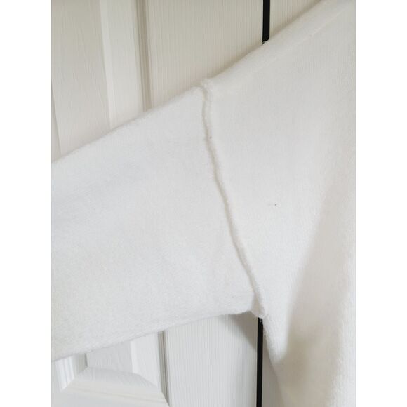 Vince Camuto‎ M "Cheers" Cream Ivory Gold Beaded Sweater Party Holiday - Picture 3 of 8